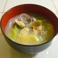 nasubeam's cooksnap of when they made あさりとたっぷりキャベツのみそ汁.