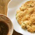 iketa's cooksnap of when they made 島らっきょうのチヂミ.