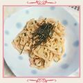 ＴＯＭＯＷＡＴ's cooksnap of when they made しそ風味☆明太バター焼きうどん.