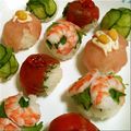 真緒マオママ's cooksnap of when they made おせちにも♬かわいい手まり寿司.