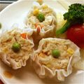 いく１９３'s cooksnap of when they made フライパンで簡単　豆腐入りシュウマイ.