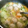 maaaich's cooksnap of when they made 白菜と豚ミンチの中華スープ.