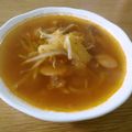 wakwaksan's cooksnap of when they made ♪時短☆辛ウマなキムチ&もやしスープ♪.