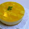 cocoineco's cooksnap of when they made ゼリーのせ！レアチーズケーキ.