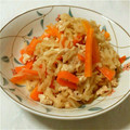 furugura's cooksnap of when they made 鶏ひき肉と切り干し大根の煮物.
