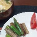 かあたらあ's cooksnap of when they made たたきごぼうとアスパラのサラダ.