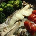 はちじぇりー's cooksnap of when they made タジン鍋で！白身魚と野菜のシンプル蒸し♪.