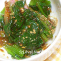 pumo's cooksnap of when they made ほうれん草のゴマ味噌和え.