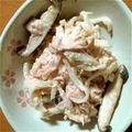 ポコポコライダー's cooksnap of when they made 大根としいたけのサラダ.