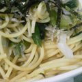 あっきぃまま's cooksnap of when they made カリカリじゃことわけぎの和風パスタ.