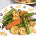 ＲＫまま's cooksnap of when they made アスパラとえびの醤油麹マヨ炒め。.
