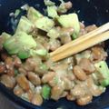 ayakyan's cooksnap of when they made ヘルシー＊アボカド納豆.