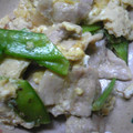 pitomama's cooksnap of when they made 即席！豚バラと絹さやの卵とじ☆.