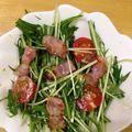 CHAPPY29's cooksnap of when they made ♡水菜とベーコンのぅまうまサラダ♡.