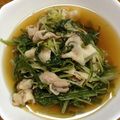 YUKIKI☆'s cooksnap of when they made 水菜と豚肉のサッと煮.