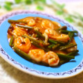 あやまるく's cooksnap of when they made 辛うまぁ☆エビとにんにくの芽のピリ辛炒め.