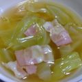 ｈｕｒｕｈｕｒｕ's cooksnap of when they made 春キャベツとベーコンのスープ.
