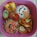 yaio's cooksnap of when they made H@ppy.キャラ弁ドキンちゃん.