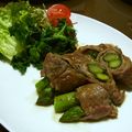 あとからあとから's cooksnap of when they made アスパラのしそと豚肉巻き.