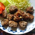まゆりんごりん's cooksnap of when they made 簡単よ♪ミンチでサイコロステーキ.