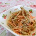桃屋誰's cooksnap of when they made ＊ルクエde塩麹ごぼうサラダ＊.
