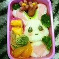 なお☆ななママ's cooksnap of when they made キャラ弁☆ウサギちゃん弁当♪.