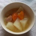☆桃じそ☆'s cooksnap of when they made 大根とにんじんの生姜スープ.