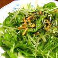 miino's cooksnap of when they made 「お茶づけ海苔」でサラダトッピング.
