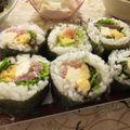 miyuki12's cooksnap of when they made 生ハムとクリームチーズのサラダ巻き.