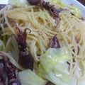 まぁ坊飯店's cooksnap of when they made ホタルイカと春キャベツのペペロンチーノ.