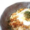 ネルリル's cooksnap of when they made 焼き納豆丼♪.