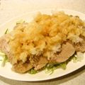 こうまさmam's cooksnap of when they made ☺レンジで簡単❤シットリ蒸し豚おろし☺.