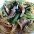 sakurask's cooksnap of when they made お手軽！　ポン酢で和風きのこパスタ.