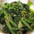 ぶーたーこー's cooksnap of when they made 小松菜のゴマゴマ和え.