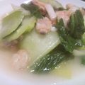 よもぎとヨーゼフ's cooksnap of when they made 簡単！チンゲン菜のウェイパー炒め♪.