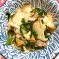 mt_eiko's cooksnap of when they made ♡☆絹揚げとニラと豚バラの炒め物.