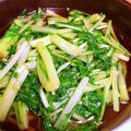 ぱずー36's cooksnap of when they made 水菜のお浸し.