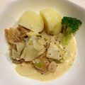 ねねちょこ's cooksnap of when they made 鶏肉と大根のマスタードクリーム煮.