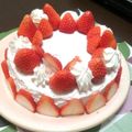 onziem's cooksnap of when they made いちごで雛壇♪簡単ケーキ.