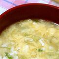恋するうさたん's cooksnap of when they made くずし豆腐の卵スープ.