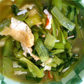 ケイKママ's cooksnap of when they made 小松菜・油揚げ♡煮られて♡浸され♡.