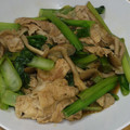 やぁここ's cooksnap of when they made 豚肉と小松菜のオイスターソース炒め♪.
