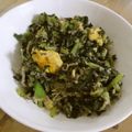 3姉妹ちゃんママ's cooksnap of when they made ＊大根の葉としらすの卵炒め＊.