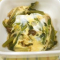 ラリー＆サラ's cooksnap of when they made ほうれん草ときのこの卵とじ.