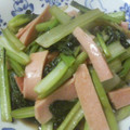すいりん's cooksnap of when they made おさかなソーセージのオイスターソース炒め.