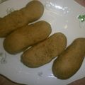 白いぐれーぷ's cooksnap of when they made はったい粉＆バナナのスティックパン.