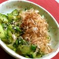 羽尼うに's cooksnap of when they made キュウリの梅和え.