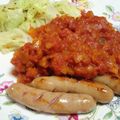 しおかつを's cooksnap of when they made トマト缶とソーセージでカレーブルスト.