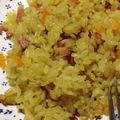 らわむく's cooksnap of when they made ●簡単フライパンで♡カレー風味のピラフ●.