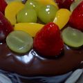 y．hidemin's cooksnap of when they made チョコレートケーキ♬　グラサージュ.